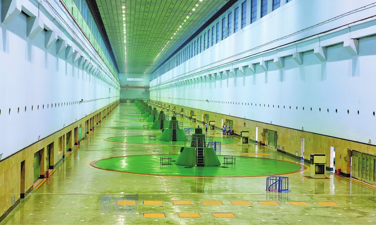 A view of Gezhouba Dajiang Hydropower Plant Photo: Liu Hengsheng/Courtesy of Three Gorges Corporation