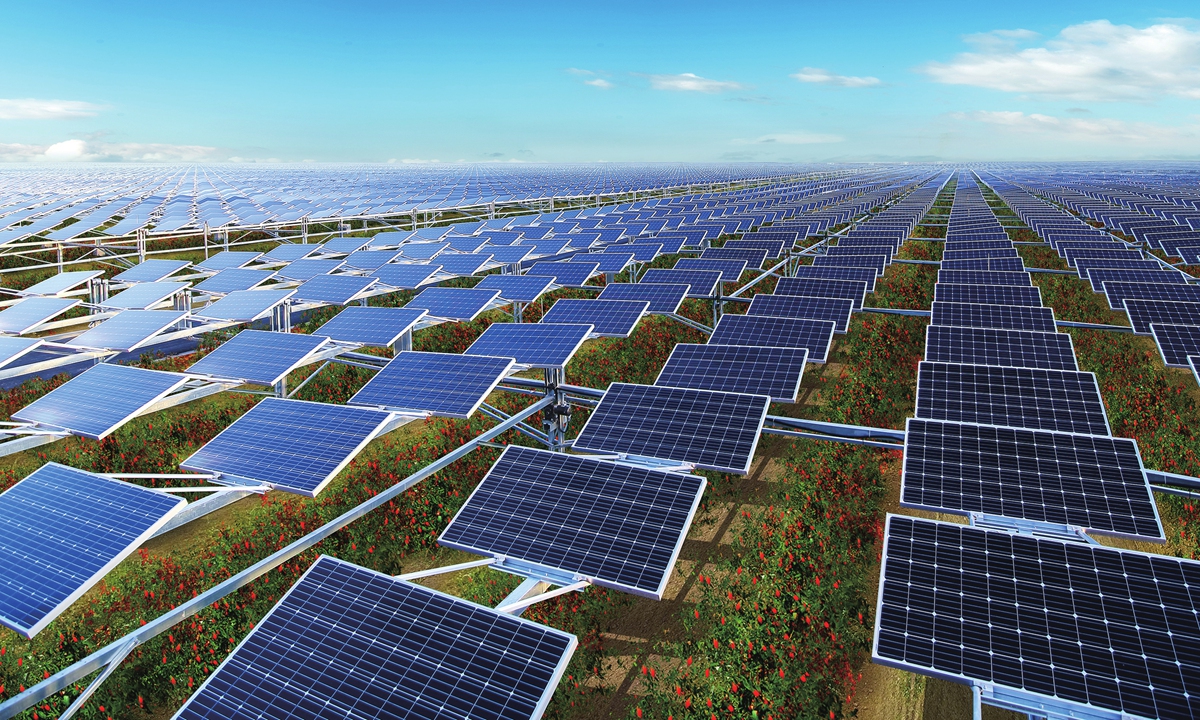 Agriculture and PV integrated industrial base Photos: Courtesy of Huawei